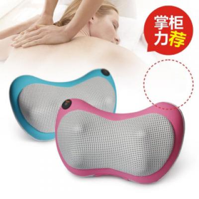 颈部按摩器 家用车载红外揉捏 蝶形按摩枕
